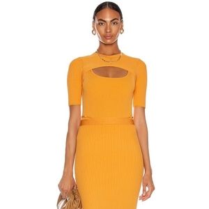 Jonathan Simkhai | Keira Cut Out Tee in Pixie NEW Size XL